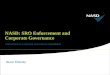 NASD: SRO Enforcement and  Corporate Governance
