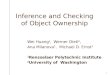 Inference and Checking of Object  Ownership