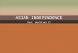 Asian Independence
