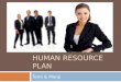 Management & Human Resource Plan