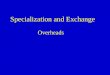 Specialization and Exchange