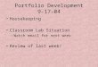 Portfolio Development 9-17-04