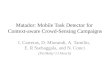 Matador: Mobile  Task  Detector for  Context-aware Crowd-Sensing  Campaigns