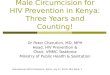 Male Circumcision for HIV Prevention in Kenya:  Three  Years and Counting!