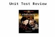 Unit Test Review