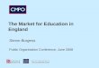 The Market for Education in England