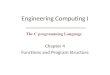 Engineering Computing I