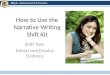 How to Use the Narrative Writing Shift Kit