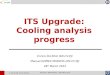 ITS Upgrade: Cooling analysis progress