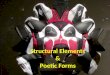 Structural Elements & Poetic Forms