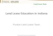 Land Lease Education in Indiana