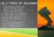 10.3 Types of Volcanoes