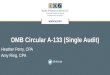OMB Circular A-133 (Single Audit)