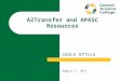 AZTransfer  and APASC Resources