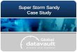 Super Storm Sandy Case Study