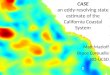CASE an eddy-resolving state estimate of the California Coastal System