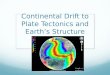 Continental Drift to Plate  Tectonics  and Earth’s Structure