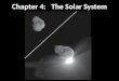 Chapter  4:   The  Solar System