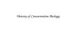 History of Conservation Biology