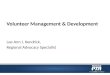 Volunteer Management & Development