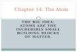 Chapter 14: The Atom