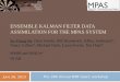Ensemble  Kalman  filter data assimilation for the MPAS system