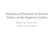 Disparity of Purchase of Service Dollars at the Regional Centers