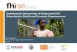 Exploring the Intersection of Adolescent Girls’ Reproductive Health and Economic Empowerment