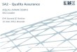 SA2 – Quality Assurance