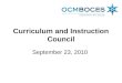 Curriculum and Instruction Council