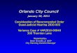 Orlando City Council January 10, 2011