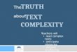 Truth text complexity