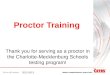 Proctor Training