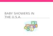 Baby Showers in the U.S.A