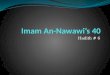 Imam An- Nawawi’s  40