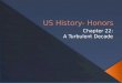 US History- Honors