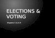 Elections & Voting