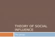Theory of Social Influence
