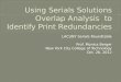Using Serials Solutions Overlap Analysis  to Identify Print Redundancies