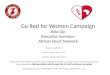 Go Red for  Women Campaign Bola Ojo Executive  S ecretary African Heart Network