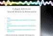 3  short  videos on  Sound Waves & Resonance