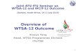 Overview of  WTSA-12 Outcome