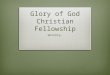 Glory of God Christian Fellowship