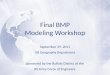 Final BMP Modeling Workshop