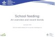 School feeding: An overview and recent trends. Aulo Gelli, IFPRI