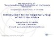 Introduction to ITU Regional Group of SG12 for Africa
