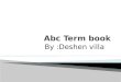 Abc Term book