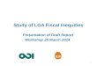 Study of LGA  Fiscal  Inequities