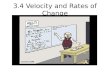 3.4 Velocity and Rates of Change