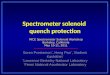 Spectrometer solenoid  quench protection
